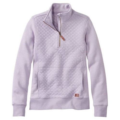 Women's L.L.Bean Quilted 1/4 Zip Pullover - Primary Image