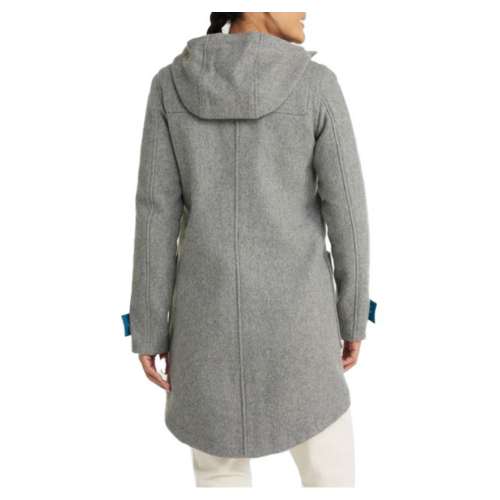 Women's L.L.Bean West End Wool Fleece Jacket Large Greystone