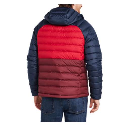Men's L.L.Bean Colorblock Hooded Mid Down Puffer Training Jacket