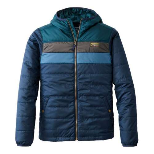 Men's L.L.Bean Mountain Classic Puffer Hooded Colorblock Softshell