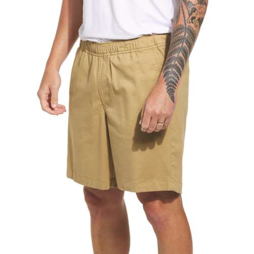 Men's L.L.Bean Lakewashed Stretch Pull-On Khaki Chino Shorts