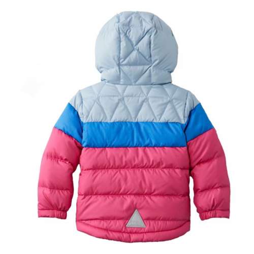 Toddler Girls' L.L.Bean Colorblock Hooded Short Down Puffer Jacket