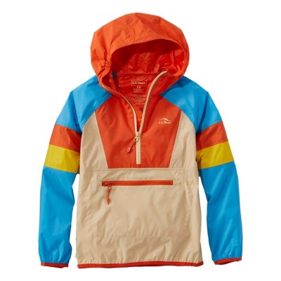 Kids' L.L.Bean Wind And Rain Anorak Rain Collection jacket