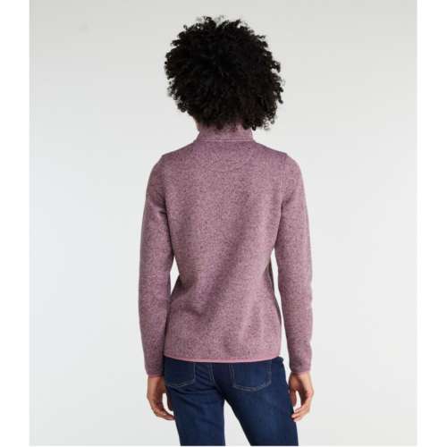 Women's L.L.Bean Sweater 1/4 Snap Fleece Pullover