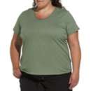 Women's L.L.Bean Plus Size Organic Cotton V-Neck T-Shirt