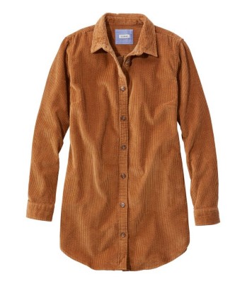 Women's L.L.Bean Comfort Corduroy Relaxed Long Sleeve Button Up Shirt