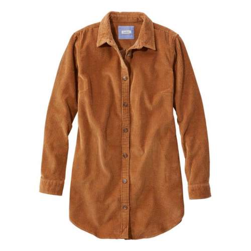 Women's L.L.Bean Comfort Corduroy Relaxed Long Sleeve Button Up Shirt