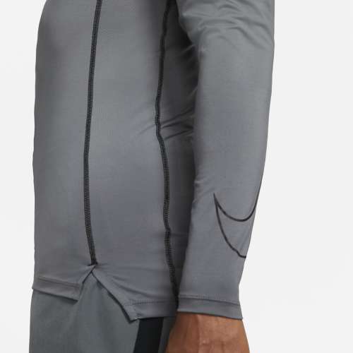 Nike Pro Dri Fit Long Sleeve T-Shirt Grey 2XL / Regular Man