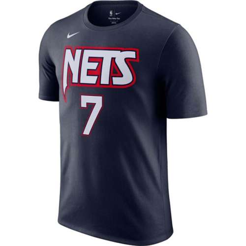 Nike Brooklyn Nets Kevin Durant #7 City Edition Mixed Moment Tape Name & Number T-Shirt