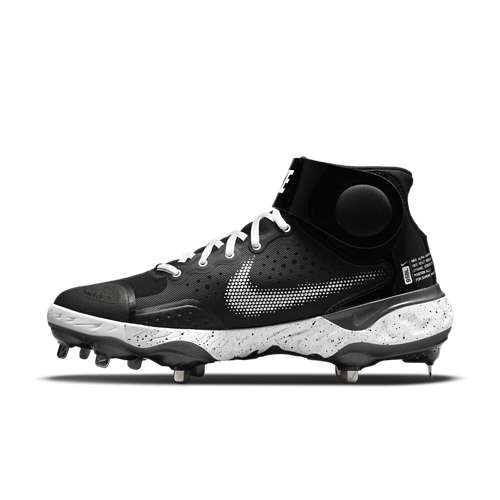 Nike Alpha Huarache Elite 2 Low Metal Black Baseball Shoe - Sport