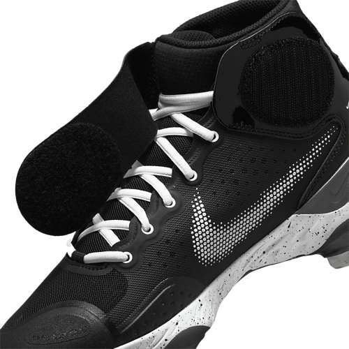 Nike Alpha Huarache Elite 3 Mid Baseball Cleat in Black for Men