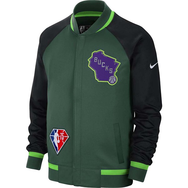 Nike Milwaukee Bucks City Edition Mixed Moment Tape Showtime Jacket product image