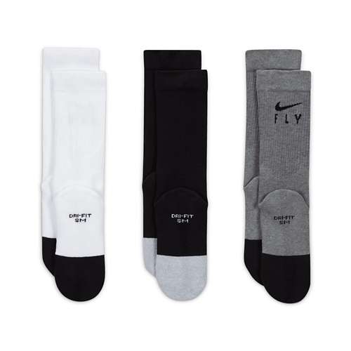 Youth Nike Elite 3 Pack Crew Socks