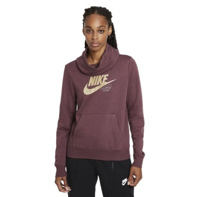 women's nike funnel neck sweatshirt