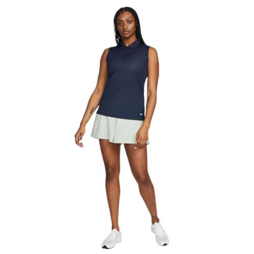 Women's Nike Dri-FIT Victory Solids Sleeveless Golf Polo