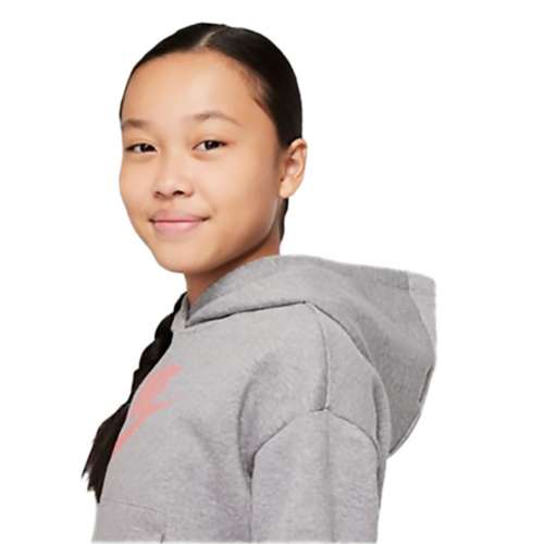 Girls' Nike Sportswear Logo Club Fleece Hoodie | SCHEELS.com