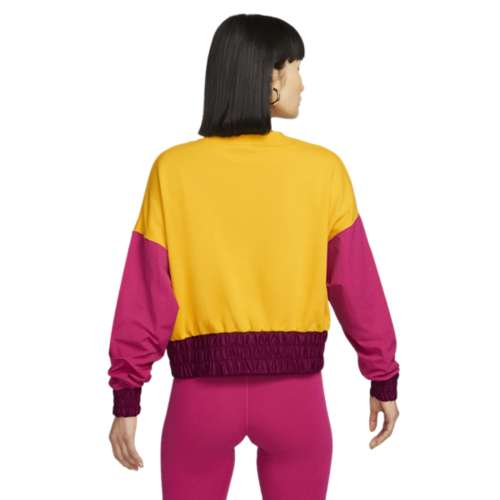 Women's Nike Sportswear Oversized Colorblock Fleece Crewneck Sweatshirt