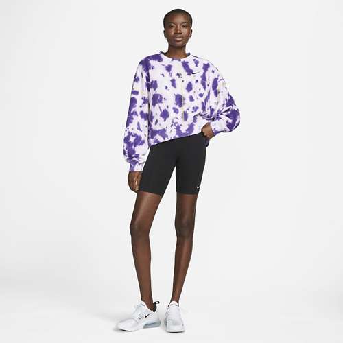 Women's Nike Sportswear Oversized Fleece Tie-Dye Crewneck Sweatshirt