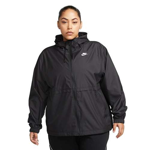 Plus size hot sale windbreaker nike