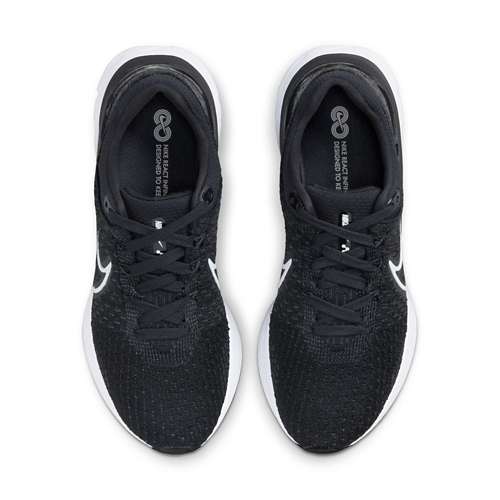 Women's nike hotsell react black