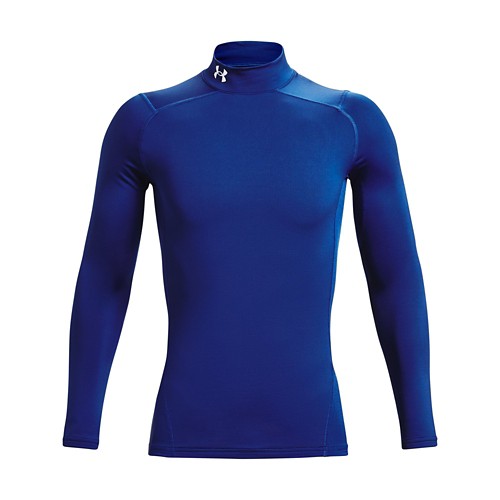 Men's Under Armour ColdGear Long Sleeve Mock Neck Compression Shirt - Primary Image