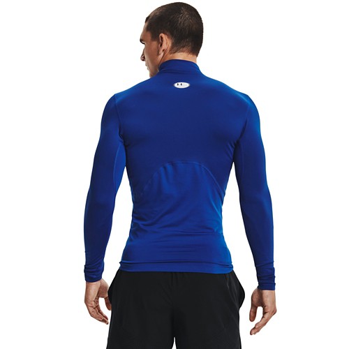 Men's Under Armour ColdGear Long Sleeve Mock Neck Compression Shirt - Primary Image