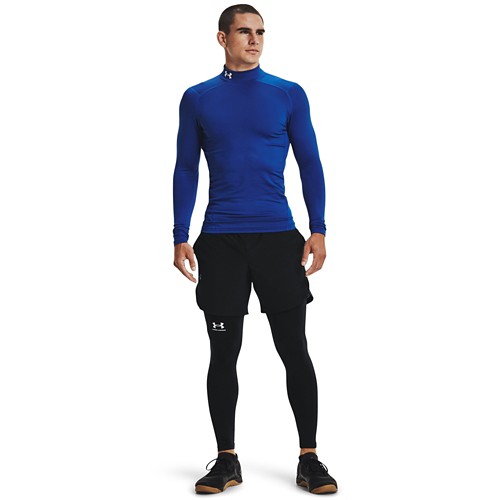 Men's Under Armour ColdGear Long Sleeve Mock Neck Compression Shirt - Primary Image
