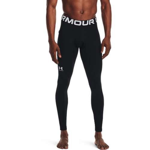 Under Armour Training Heat Gear side taped leggings in black