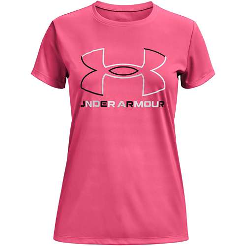 Girls' Under Armour Tech Big Logo Solid Body T-Shirt