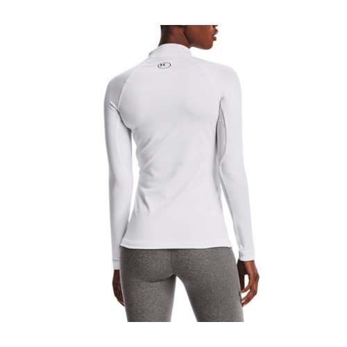 Under Armour Fitted Coldgear Shirt Mock Neck Womens Size XXL