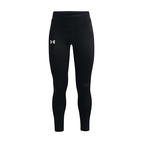 Under Armour HeatGear Leggings Black/Blue Surf