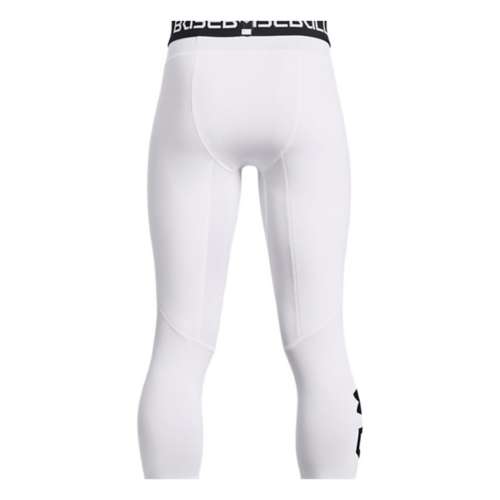 White under shop armour compression pants