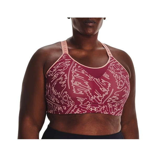 Women's Under Armour Plus Infinity High Printed Sports Bra product image