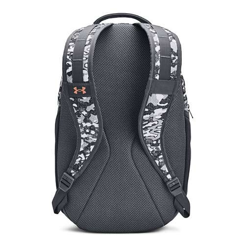 Under Armour Adult Hustle 5.0 Backpack, Black/Silver