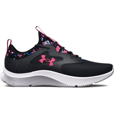 Big Girls' Under stretch Armour Infinity 2.0 Printed Running Shoes