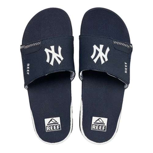 Slide into comfort with the REEF X MLB sandal collection - The