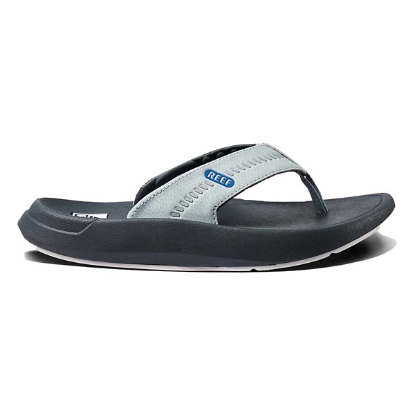 Men's Reef SWELLsole Cruiser Flip Flop Sandals 6 Grey/Blue