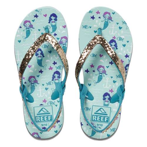 Toddler Girls' Reef Little Stargazer Print 2 Flip Flop Sandals