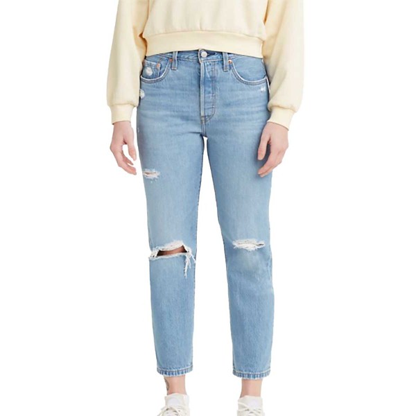 Women's Levi's 501 Cropped Relaxed Fit Straight Jeans product image