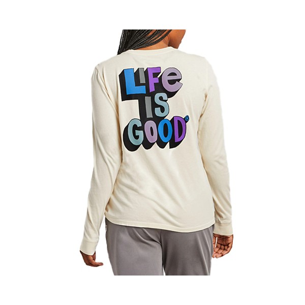 Women's Life is Good Freestyle Long Sleeve Crusher Lite T-Shirt product image