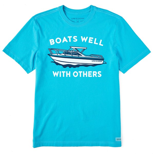 Men's Life is Good Boats Well With Others Crusher-Lite T-Shirt product image
