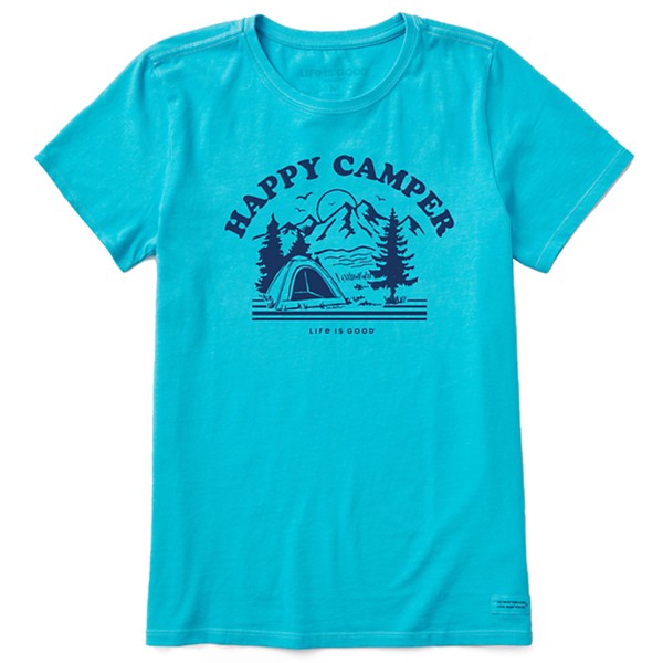 Women's Life is Good Happy Camper Crusher T-Shirt product image
