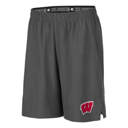 Colosseum Wisconsin Badgers Woven Curve shorts