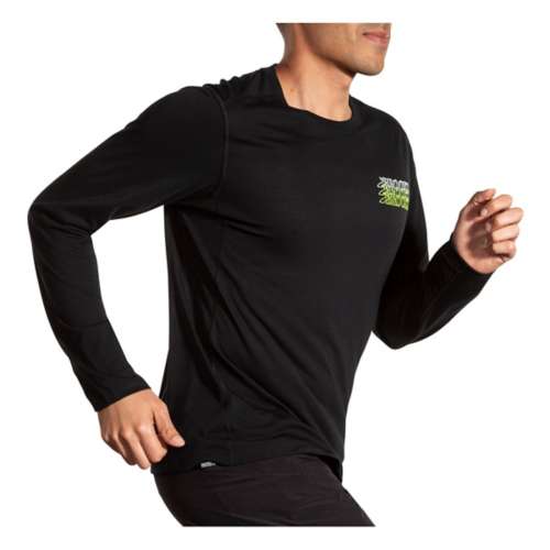 Men's Retro brooks Distance 3.0 Long Sleeve T-Shirt