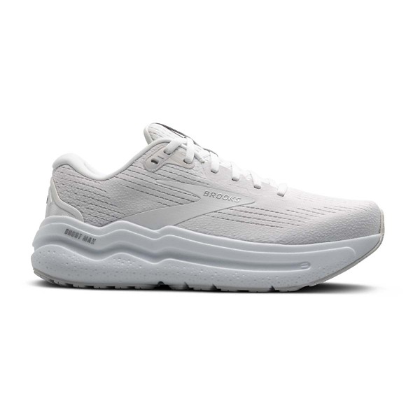 Men's Brooks Ghost Max 2 Running Shoes 9 Regular Bright White/Bright White