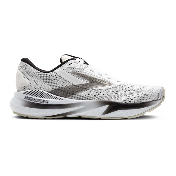 Men's Brooks Adrenaline GTS 24 Running Shoes 14 Regular White/Black