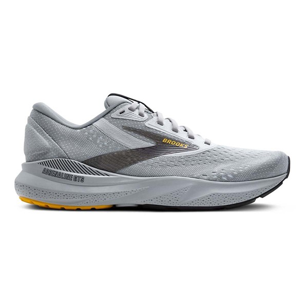 Men's Brooks Adrenaline GTS 24 Running Shoes 8 Narrow Alloy/White