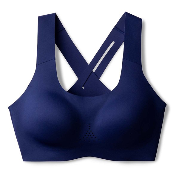 Women's Brooks Running Crossback 2.0 Sports Bra 36 DD/E Midnight