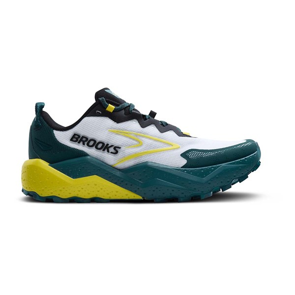 Men's Brooks Caldera 8 Trail Running Shoes 10 Regular Blue/White/Yellow