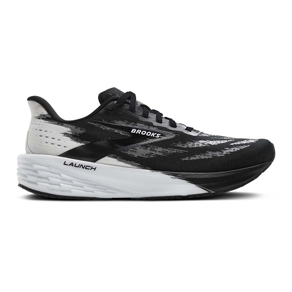 Men's Brooks Launch 11 Running Shoes 8 Wide Black/White